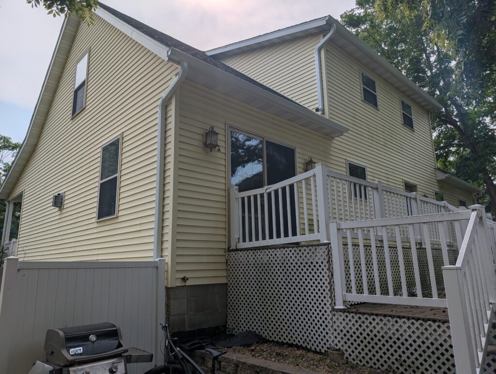 New gutters and guards on college ave