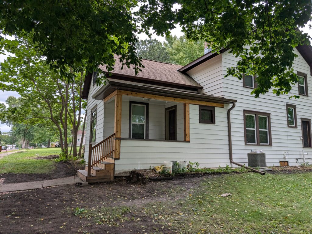New Brown gutter system in Redwood Falls.